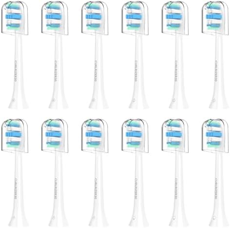Replacement Toothbrush Heads for Philips Sonicare Replacement Heads, Electric Replacement Brush Head Compatible with Phillips Sonicare Electric Toothbrushes, 12 Pack