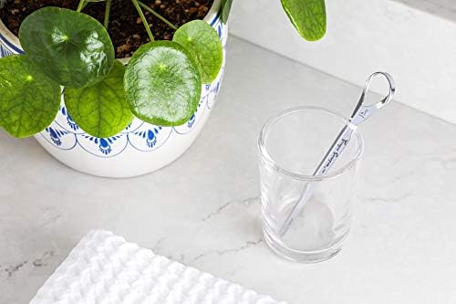 Model P Medical Grade, Dishwasher Safe, Stainless Steel Tongue Cleaner, Reduce Bad Breath and Improve Taste, Preferred by Leading Dental Schools for Oral Hygiene, (1 Count)