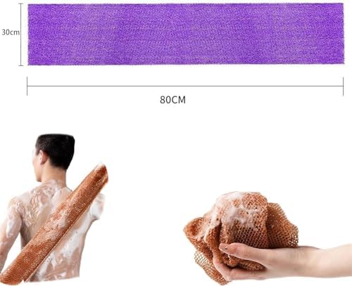 Afro Scrub African Exfoliating Net Sponge - Afro Scrub Body Scrubber for Bath & Shower, Exfoliating Washcloth for Daily Use, Premium Bath Sponge, Exfoliator for Shower (5Pcs A)