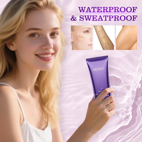 6 Colors Tattoo Cover Up Makeup with Brush – Waterproof Body and Leg Sleeve Foundation, Full Skin Coverage Bronzer & Scar Concealer Cosmetics (natural)