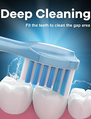 Replacement Toothbrush Heads for Philips Sonicare ProtectiveClean C3 G3 W3 C2 4100 9044, White, 8 Packs