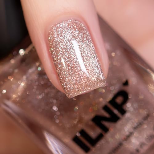 ILNP Teddy - Light Teddy Bear Brown Magnetic Holographic Nail Polish