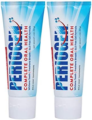 Periogen Toothpaste - Super Cleaning Plaque & Tartar Control Formula - SLS Free- 2-Pack