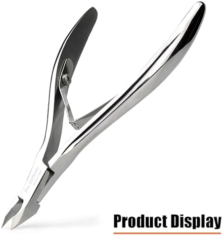 LePinko Salon-Quality Cuticle Trimmer with Cuticle Pusher, Super Labor-saving Cuticle Cutter, Sharp Cuticle Clippers for Manicurist, Professional Pedicure Manicure Nail Care Tool, 5mm Jaw