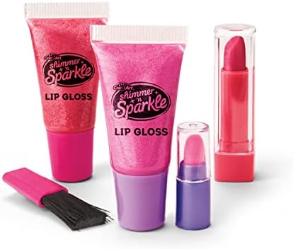 Shimmer 'n Sparkle Glitter Makeover Studio Beauty Kit – All-in-One Beauty for Eye, Cheeks and Lips for Ages 8 and Up