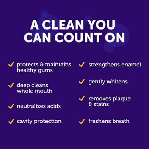 ARM & HAMMER Complete Care Toothpaste, Teeth Whitening Toothpaste with Baking Soda, Fluoride, Whole Mouth Protection, Fresh Mint Flavor, 6.0 oz (Pack of 4)