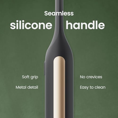 Quip Ultra Next Generation Smart Toothbrush - Timed Electric Toothbrush with Case - Replaceable Brush Head, Soft Bristles, Silicone Handle, 30-Day Battery Life - Travel Toothbrush - Eclipse