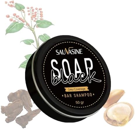 Gray Hair Reverse Shampoo Bar，Black Hair Soap for Deep Clean The Scalp Grey for Unisex Shampoo Soap for Women and Men