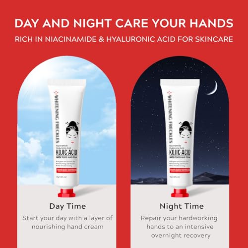 𝑲𝒐𝒋𝒊𝒄 𝑨𝒄𝒊𝒅 Hand Cream, 𝑲𝒐𝒋𝒊𝒄 𝑨𝒄𝒊𝒅 Hands Cream for Women & Girls Dry Cracked Hands Hyaluronic Acid Tender Cream 30g Pack of 5