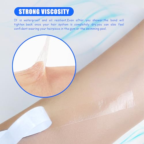 5/16"(0.8cm)*12 Yards Tape for Tape in Hair Extensions Double Sided Hair Extension Tapes for Hair Extension (White)