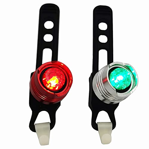 Aluminum Green and Red Portable Marine LED Boating Lights, Led Navigation Lights for Boat Bow or Stern,Backup Lights for Kayak Pontoon Yacht Dinghy