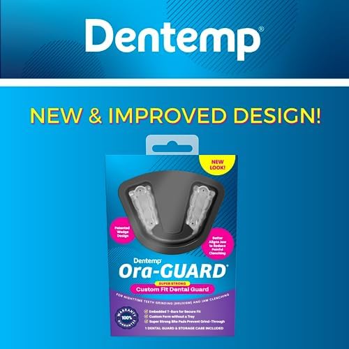 Dentemp Ora-Guard Custom Fit Dental Guard - Bruxism Night Guard for Teeth Grinding - Mouth Guard for Clenching Teeth at Night - Comfortable Mouth Guard for Sleeping - Relieve Soreness in Jaw Muscles…