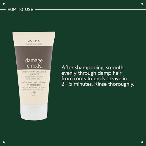 Aveda Damage Remedy Intensive Restructuring Treatment | Deep Repair Treatment for Damaged Hair | Strengthens Damaged Hair | Protein Repair, 5 Fl Oz