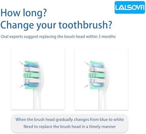 Replacement Toothbrush Heads for Philips Sonicare Replacement Heads, Electric Replacement Brush Head Compatible with Phillips Sonicare Electric Toothbrushes C2 4100, 12 PCS