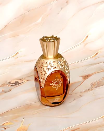 Amora Lumere Extrait De Parfum 100Ml 3.4Oz Unisex Fragrance - Luxury and Original Extrait de Parfum with Top notes of Citrus, Ginger, Saffron