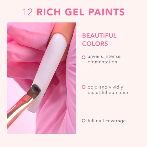 KIARA SKY Gel Paint Pod for Nail Art 0.17 fl oz - Blank Slate