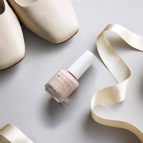 Dazzle Dry Nail Lacquer (Step 3) - So On Pointe - A pale almond cream. Semi-sheer cream. (0.5 fl oz)