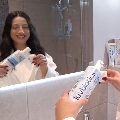 Luv Biotics Fluoride Free Mouthwash with Oral Probiotics, Xylitol & Aloe Vera - 500ml