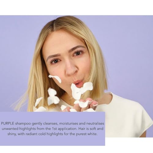 Phyto Purple No Yellow Shampoo - Colour Depositing Purple Shampoo, Anti Brass Toning Shampoo Neutralizes Yellow Tones and Enhances Shine|250 ml