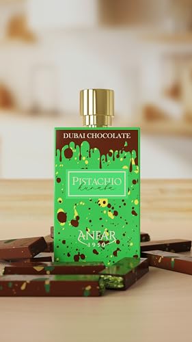 Pistachio Kunafa 1950 – Decadent Luxury Perfume for Men & Women, Rich Chocolate, Pistachio, Amber Vanilla & Cardamom Notes, 80ml Extrait De Parfum