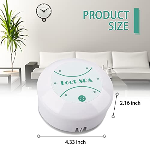 Foot Detox Machine, Portable Ionic Foot Bath Detox Machine, Ion Foot Spa Cleanser for Home Travelling USE with 10 Liners