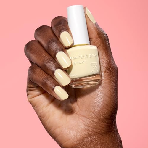 Dazzle Dry Nail Lacquer (Step 3) - Sundress - A light, pastel, buttery yellow. Full coverage cream. (0.5 fl oz)