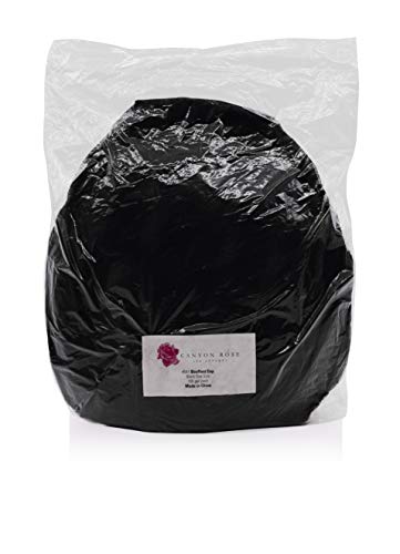 Disposable Sunless Spray Tan/Spa Treatment Bouffant Cap, Single Use Hair Cap, Keeps Hair Covered and Out of the Way, One Size Fits Most, Black, 100 Per Pack