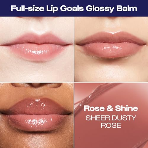 ALLEYOOP Everyday 5-Piece Essentials Kit - Makeup Set Includes 11th Hour Mini Eyeshadow Stick, Lip Goals Glossy Lip Balm & Mini Go To The Distance Mascara - Vegan & Cruelty-Free