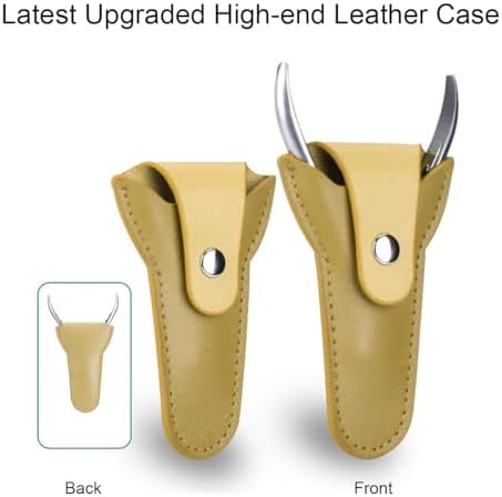 Podiatrist Nail Clippers, Professional Thick & Ingrown Toenail Clippers for Men & Seniors,Pedicure Clippers Toenail Cutters, Super Sharp Curved Blade Grooming Tool