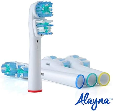 Replacement Brush Heads Compatible With Oral B- Double Clean Design, Pack of 16 Generic Electric Toothbrush Replacement Heads- Fits Oralb Pro 7000, 1000, 8000, 9000, 1500, 5000, Kids, Vitality & More!