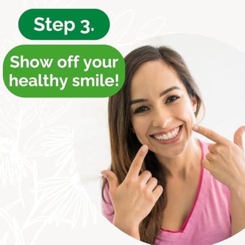 Dental Herb Company Under The Gums Irrigant: A Solution for Oral Irrigators and Water Flossers - Made with Pure Essential Oils and Herbs - Alcohol-Free, Vegan, Non-GMO - 45 Day Supply