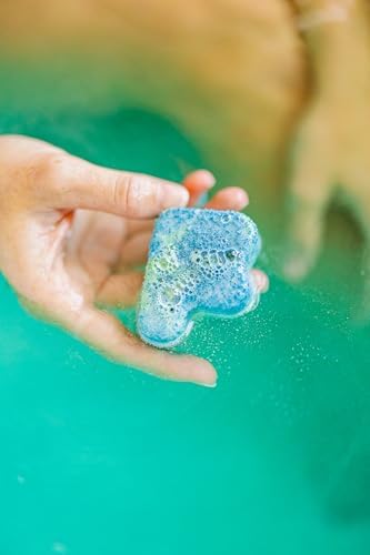 F Bath Bombs for Women Relaxing - Bath Bombs for Sensitive Skin - Set of 5 - F Shaped Funny Gag Gift Set - Natural Bath Essentials for Women Relaxing