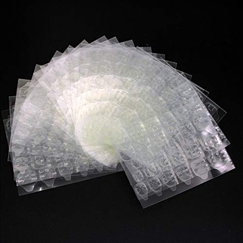 Nail Adhesive Tabs, 20 Sheets (480pcs), Transparent, Waterproof, Variety Pack, Press-On Nail Adhesive Tabs
