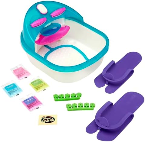 Shimmer ‘n Sparkle 6-in-1 Real Massaging Foot Spa for Kids