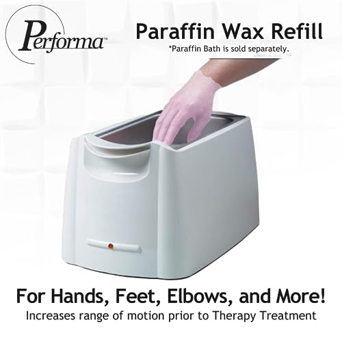 Performa Paraffin Wax Refill, 1 Pound Lavender Scented Beads, Case of 6, Paraffin Bath Wax, Medical Grade Paraffin Wax for Paraffin Bath, Wax Refill for Wax Bath, Good for Hands & Feet
