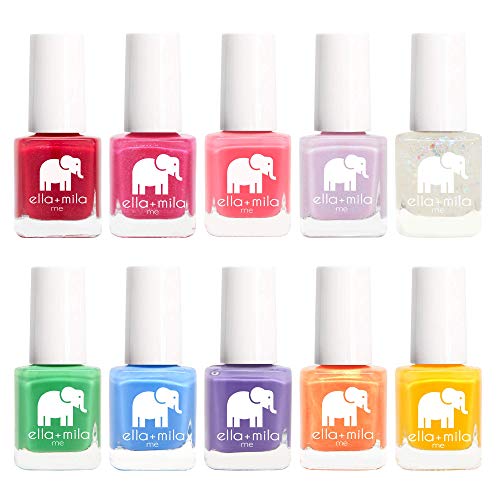 ella+mila Professional Nail Polish Set - Quick Dry Nail Polish - Long-Lasting & Chip Resistant (Me Collection - 10 Pack - 0.24 fl oz each)