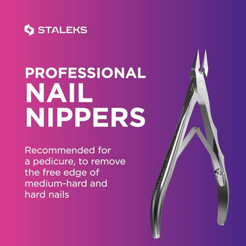 Staleks Pro Nail Nippers EXPERT NE-61-12, Full Jaw, 0.47 Inch (12mm)