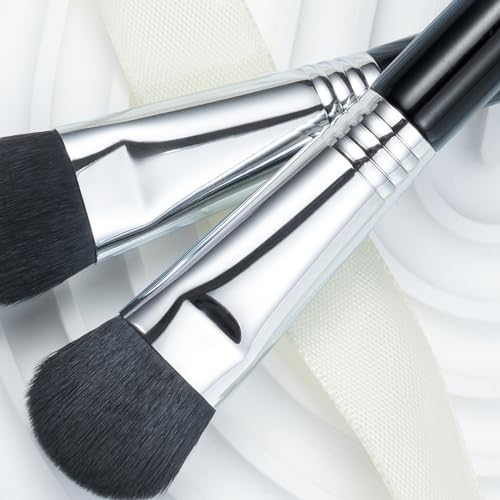 Face Blending Brush, Small Highlighting Brush, Nose Contour Brush for Makeup, Large Eye Makeup Brushes, Fluffy Blush Brush for Cheeks, (904)