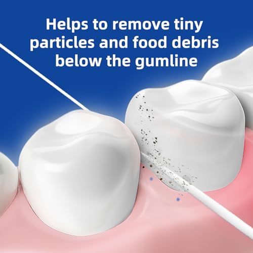 Dental Floss for Braces, Floss Threaders for Bridges and Implants 80 Pre-Cut Strands (Pack of 3)