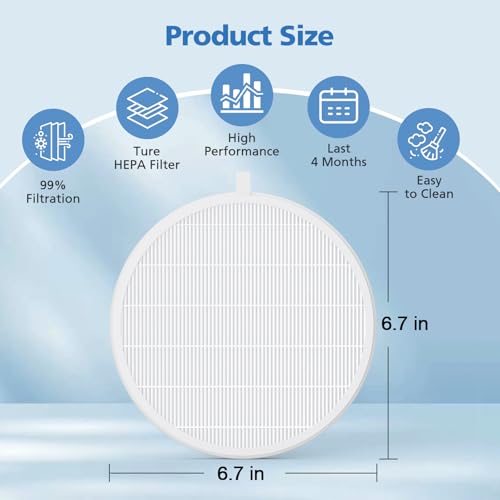 4 Pack Nail Dust Collector Replacement Filter Compatible with MelodySusie Nail Dust Collectors, Models SPro/ XC320J, Attach 99% of Nail Dust and Fly Ash, Reusable Acrylic Nail Tool, White