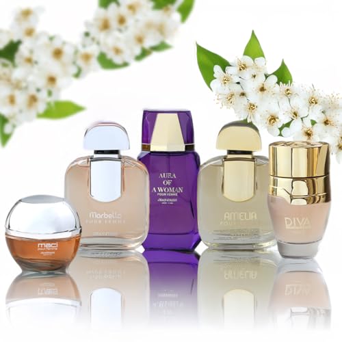 Jean Rish Diva Eau De Parfum - Perfume for Women (3.4 Fl Oz / 100ml) with Champagne Rose, Pink Pepper & White Musk Notes - Long Lasting and Luxury Fragrance