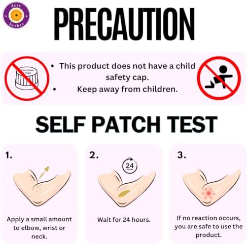 dève herbes Tagete Essential Oil (Tagetes minuta) Pure | Non-Sticky | Non-Greasy | Lightweight | Men & Women | All Skin Types | Steam Distilled 15ml X 2 (1 oz)