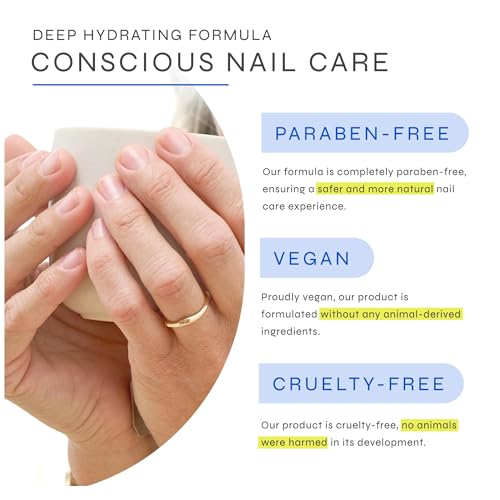 Dr. Dana Hydrating Nail Treatment and Natural Nail Strengthener for Instant Shine and Lustrous Healthy Nails - Non Greasy Gel oil Hybrid Formula - Nail Growth and Repair