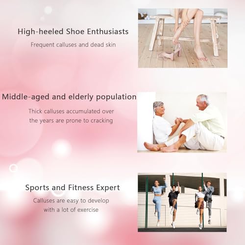 Dermave Electric Foot Callus Remover, Adjustable Speed Electric Foot File, Professional Pedicure Tool for Dead Skin,Calluses,Chapped Skin,for Women&Men,with 60pcs Replacement Sandpaper Disk