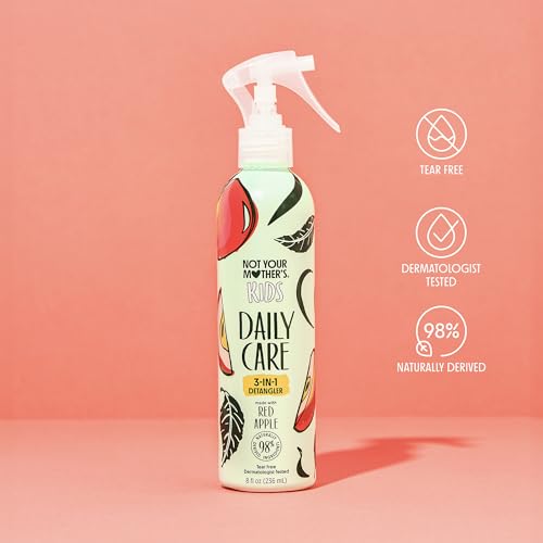 Not Your Mother's Kids Daily Care 2-In-1 Shampoo & Conditioner and 3-In-1 Detangler (2-Pack) - Hair Products for Kids - Ideal for All Hair Types