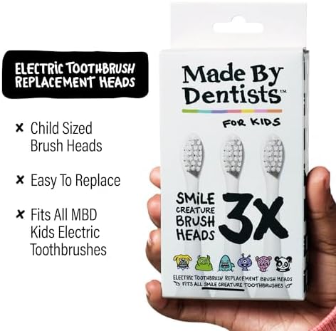 Kids Electric Toothbrush Replacement Heads – 6 Pack - Soft Bristles Brush Heads for Gentle Care, 18 Months Supply