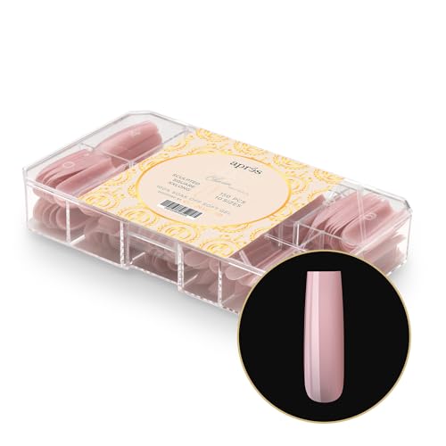 APRÉS x Chaun Legend Neutrals "CHAUN" Gel-X Box Of Nail Tips, Exclusive Tapered, 10 Sizes 0-9, Soft Gel Tip Box (150pcs) (Sculpted Square Extra Extra Long, 150)
