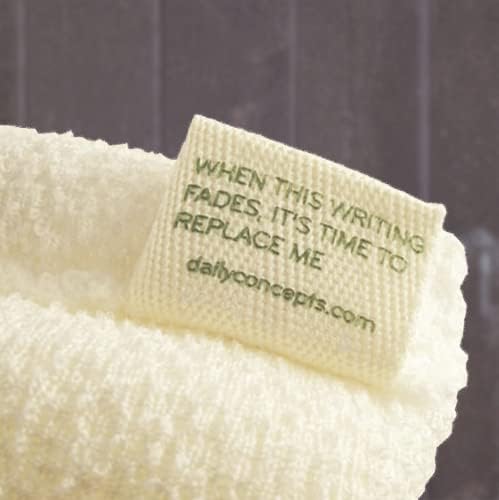 DAILY CONCEPTS - Daily Stretch Wash Cloth Reusable Packaging for Whole Body Exfoliation, Stretches Upto Three Times its Size, Vigorous Texture Safe for All Skin Types 68g…