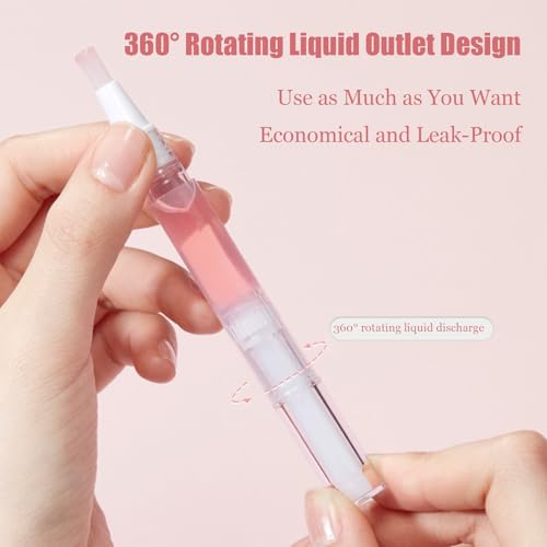 Nail 𝐆𝐫𝐨𝐰𝐭𝐡 Pen, 𝐒𝐭𝐞𝐦 𝐂𝐞𝐥𝐥 Nail 𝐆𝐫𝐨𝐰𝐭𝐡 Pen, Cuticle Oil for Nails - Strengthen Brittle Nails, Promote Fast-growth, Portable Pen for Healthy NailS (3pcs)