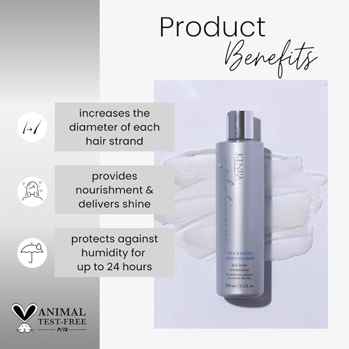 Kenra Professional Platinum Thickening Conditioner | Provides Nourishment & Delivers Shine | Increases Thickness & Volume | Body & Fullness | Protects Against Humidity | All Hair Types | 31.5 fl. Oz